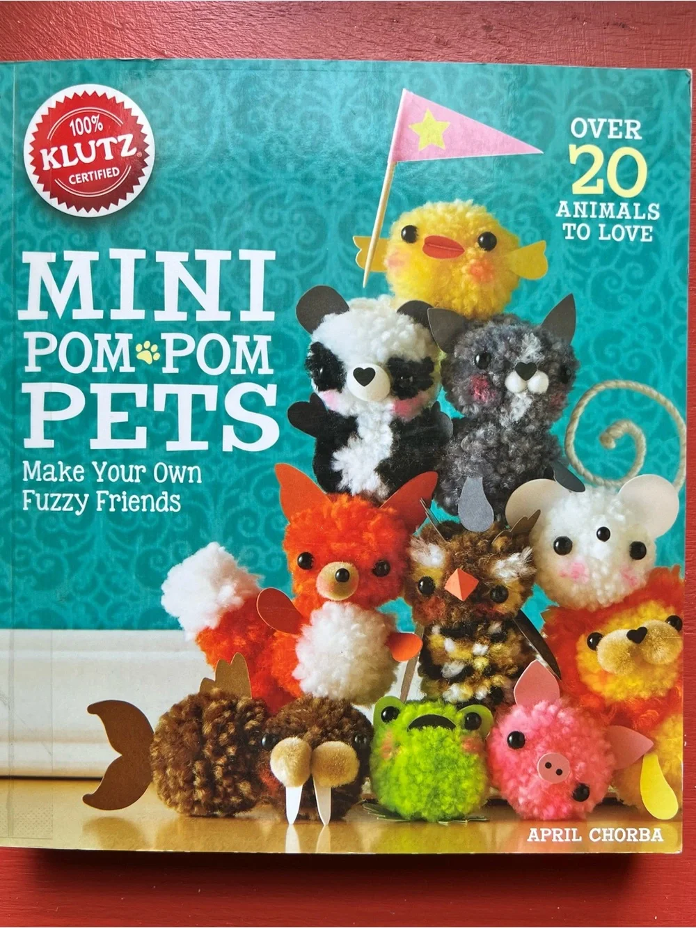 Mini Pom-Pom Pets Craft Book – Colorful Pom-Pom Animals #craftcore